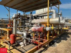 HTST Hot Water Set, (2) S/S Shell & Tube Heat Exchangers, (2) Modulating Steam Valves, Traps