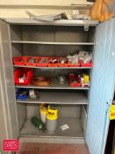 Remaining Contents of Room, Including: (2) Flammable Storage Cabinets, Plastic Cone-Bottom Tank
