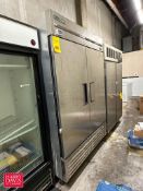 TRUE 2-Door S/S Freezer, Model: T-49F-HC - Rigging Fee: $150