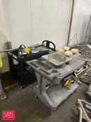 Assorted Thermoformer Parts with Cart - Rigging Fee: $100