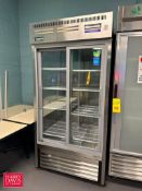 Everest 2-Glass Door S/S Refrigerator, Model: EMGR33-SS - Rigging Fee: $150