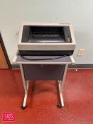 File Cabinets, Chairs, Lateral File Cabinet and Paper Shredder - Rigging Fee: $150