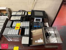 Allen-Bradley PLC Racks with SLC 5/04 CPU, ControlNet, Logix 5561 EtherNet/IP and I/O Cards