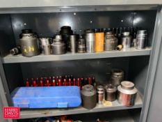 Assorted Sockets, Letter Punches and Cabinet - Rigging Fee: $200