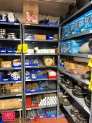 Conveyor Rollers, RTD Probes and Cables, Circuits, NEW S/S Gear Reducer and Shelf: 73” x 3’ x 1'