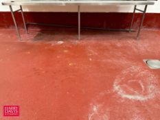 S/S Table: 118” x 30” - Rigging Fee: $100