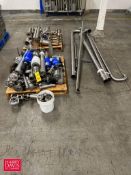 Assorted S/S Air Valves, S/S Pipe and Flanges - Rigging Fee: $150