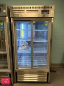 Everest 2-Glass Door S/S Refrigerator, Model: EMGR33-SS - Rigging Fee: $150