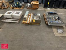 Pallets: Allen-Bradley SLC 5/04 CPU with Starter, S/S Encloser, (2) MYCOM Control Panel and YASKAWA
