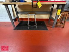 Wood Topped Table: 6’ x 30