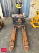 Crown 4,500 LB Capacity Electric Pallet Jack, Model: WP 3035-45, S/N: 7A315887 with Shelf Contained