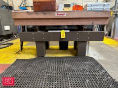 Starrett Granite Table, 6’ x 3’ x 10” - Rigging Fee: $450