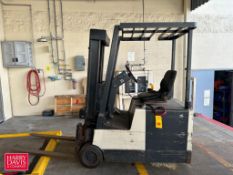 Crown 3,000 LB Capacity Electric Fork Truck, Model: 35RCTT - Rigging Fee: $450