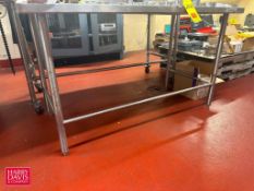 S/S Table: 5’ x 30