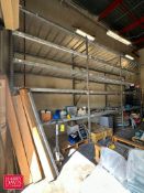 Sections: Pallet Racking with Uprights, Cross Braces and Wire Beds - Rigging Fee: $600