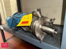 Fristam Centrifugal Pump with WEG 1.5 HP Motor, Model: FPX702-100 - Rigging Fee: $100