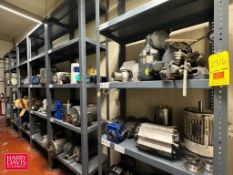 Assorted Browing, Baldor, Nord, IRONman and other Motors, Vacuum Pumps, Gear Drives: up to .75 HP