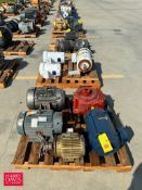 (3) Baldor Motors: up to 20 HP, (30) other Motors: up to 15 HP, Including: NEW S/S Clad Baldor 1 HP