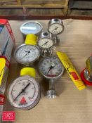 Assorted S/S Press Gauges - Rigging Fee: $50