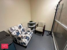 Refrigerator, Chairs and Corner Cabinet - Rigging Fee: $200