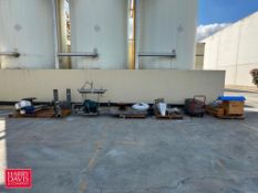 S/S Tube Heater with Armstrong Condensate Trap, Labeler Stand, Tri-Pod, Cartoner Chair, etc.