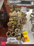 Assorted Bronze Fittings and Valves - Rigging Fee: $50