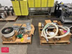 Pallets: Including: Suction/Discharge Hose, Feed Pump, Ammonia Detector, Level Sensor and Components