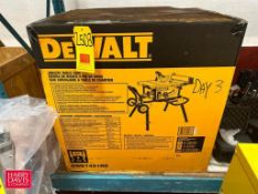 NEW DeWalt 10” Table Saw - Rigging Fee: $100