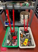 Assorted Hand Tools, Including: Wrenches, Sockets, Multi-Tools, Screw Drivers and Poly Tub