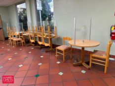 (8) Tables with (14) Chairs - Rigging Fee: $350