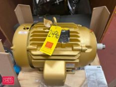NEW Baldor 15 HP 1,765 RPM Motor - Rigging Fee: $50