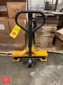 Pallet Jack, 3,300 LB Capacity - Rigging Fee: $0