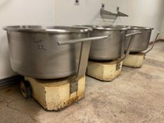 200 Liter Mobile Mixer Bowls - Rigging Fee: $600