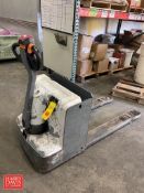 Electric Ride-On Pallet Jack with Integrated Charger - Rigging Fee: $0