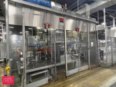 Krones Filler, Model: VO-PET3.600-120-94 K129-859 and Zalkin Capper, Model: T24/720, 6248 with