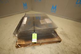 Lot of Assorted Plexiglass Pieces, Sizes Include 30