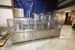 Pak Line 2-Lane S/S Cup Filler, Model PXM,SN PL710021 with S/S Plates with Aprox. 4-1/2