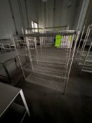 (3) WIRE RACKS (RIGGING & SIMPLE LOADING FEE $30.00) (NOTE: DOES NOT INCLUDE SKIDDING OR PACKAGING