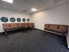 APPROX. (15) HON FOLDING OFFICE TABLES (RIGGING & SIMPLE LOADING FEE $200.00) (NOTE: DOES NOT
