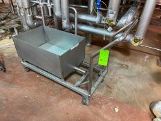 S/S Single Wall Traugh On S/S Portable Frame (LOCATED IN LOS ANGELES, CA) (RIGGING, LOADING, &