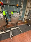 VideoJet Excel 2000 Ink Jet Coder, S/N 002770033WD, with Ink Head, Mounted on Portable Frame (