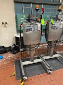 VideoJet Excel 2000 Ink Jet Coder, S/N 002130011WD, with Ink Head, Mounted on Portable Frame (