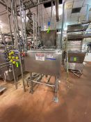 150 Gal. S/S Jacketed Liquifier, S/N 120067-91735, Internal Dims. Aprox. 3 ft. L x 3 ft. W x 26”