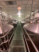 BULK BID: (6) 3,000 Gal S/S Jacketed Cultured Product Tanks with Platform, Includes Lots 100-108 (