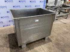 S/S Single Wall Tote,Internal Dims.: Aprox. 48