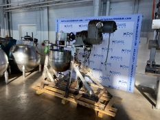 Lee Aprox. 50 Gal. Kettle,-with Agitation, with Tilt Capability, with Top Mounted Agitation Motor,