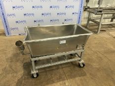 S/S Single Wall Traugh,-Internal Dims.: Aprox. 41