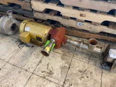 5 hp Water Pump,-with Baldor 3450 RPM, 208-230/460 Volts, 3 Phase, with S/S Elbow Fitting (INV#