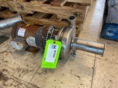 Tri-Clover Aprox. 3 hp Centrifugal Pump,-M/N C216MD56T, with Aprox. 2-1/2