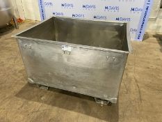 S/S Single Wall Tote,Internal Dims.: Aprox. 47